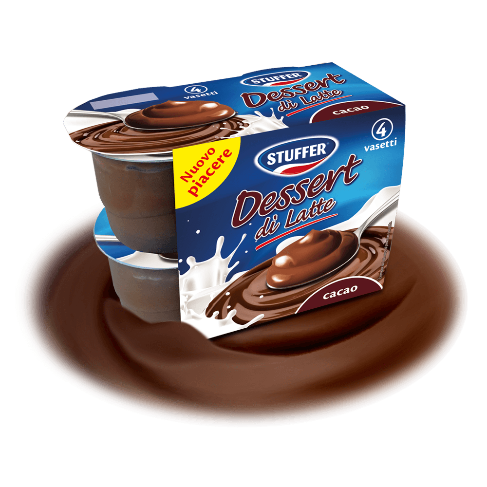 DESSERT DI LATTE 4x125g CACAO - Stuffer