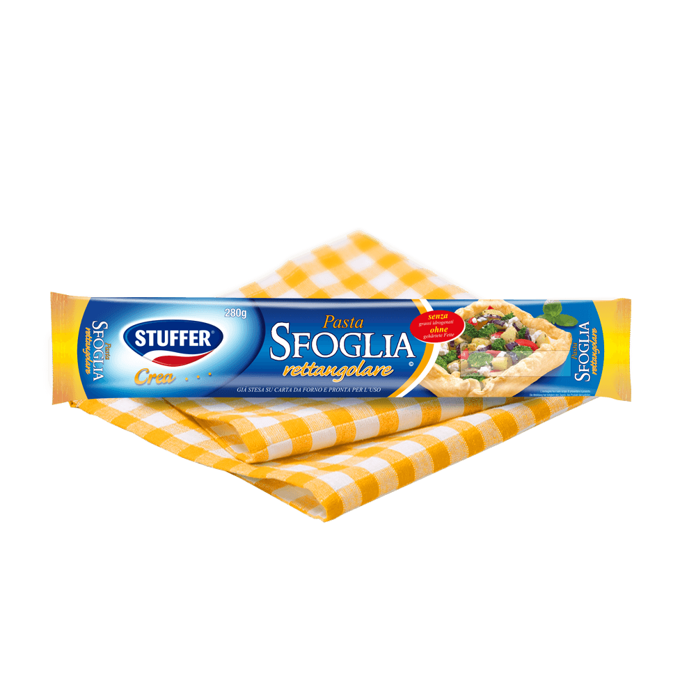 PASTA SFOGLIA RETTANGOLARE 280 grammi Stuffer