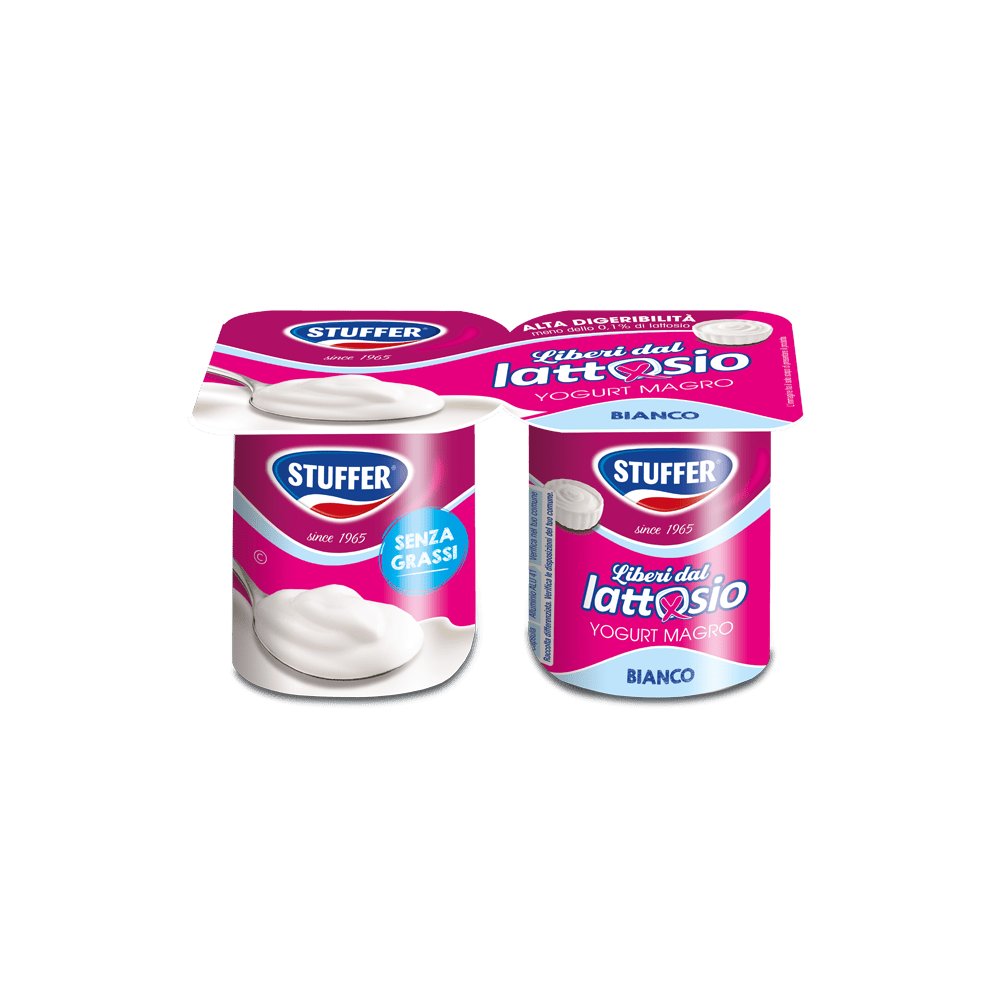 LIBERI DAL LATTOSIO YOGURT MAGRO 2x125g BIANCO - Stuffer