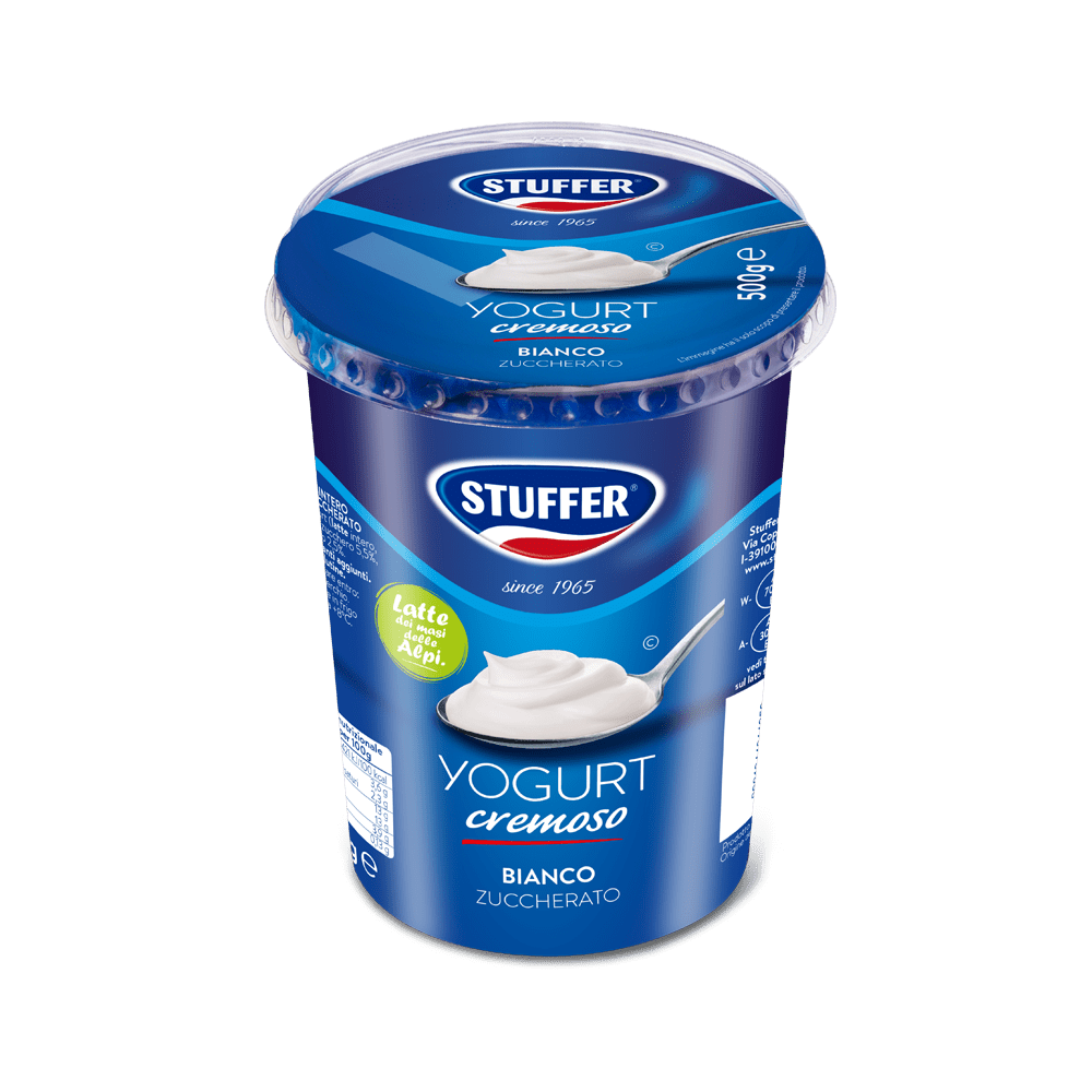 YOGURT CREMOSO 500g BIANCO ZUCCHERATO - Stuffer