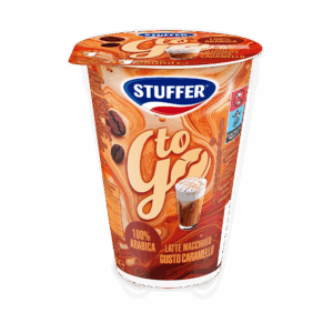 STUFFER TO GO <br /><span class="customProductSubtitle">250ml LATTE MACCHIATO GUSTO CARAMELLO 100% ARABICA